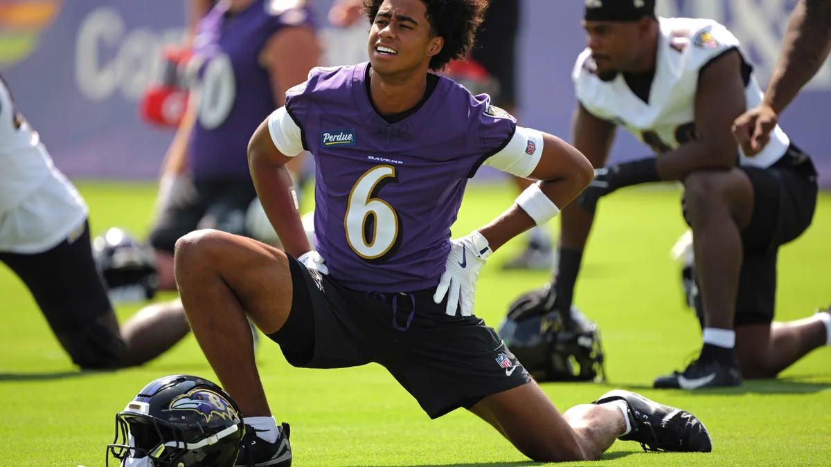 Ravens Rookie Receiver Ja'Kobi Lane Makes Impressive Play at Training Camp