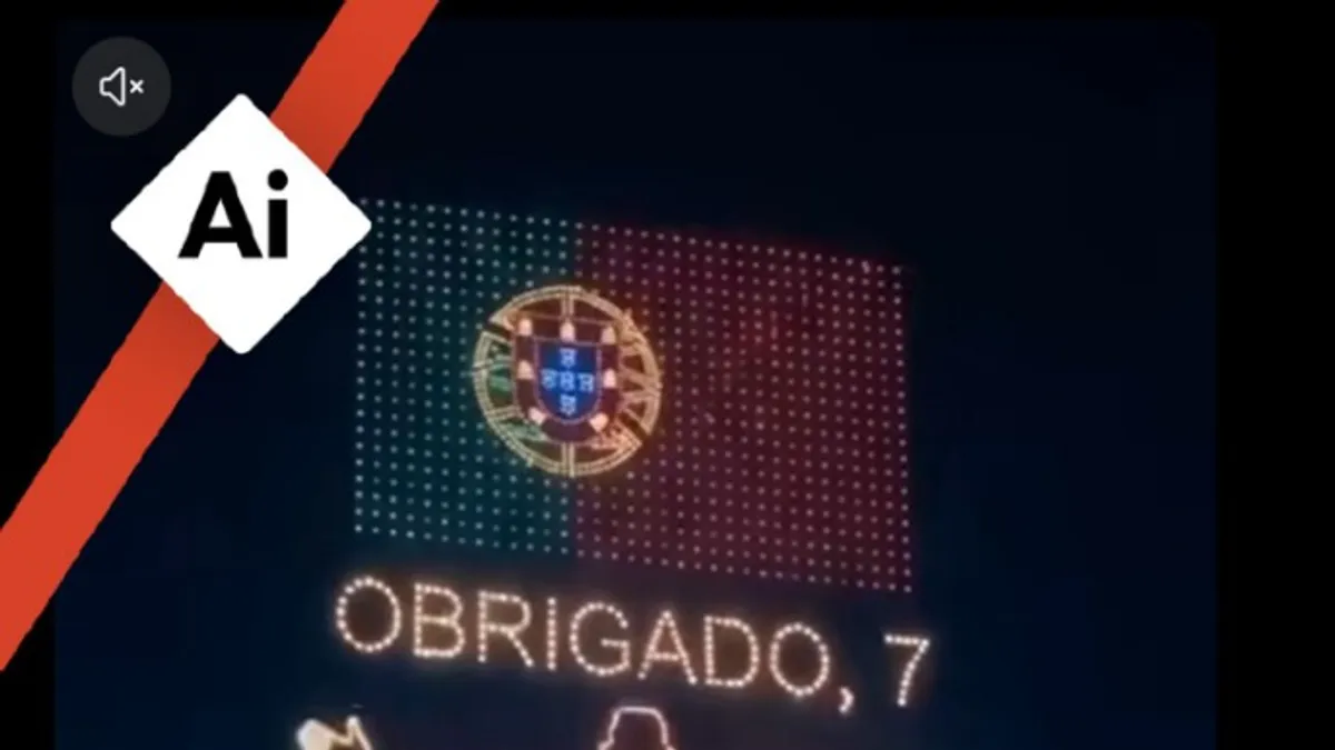 Cristiano Ronaldo Drone Tribute Video Revealed as AI Creation