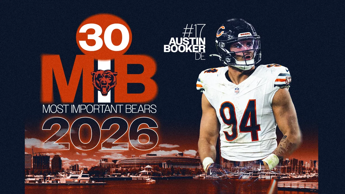 Austin Booker Ranked 17th Most Crucial Bears Player for 2026