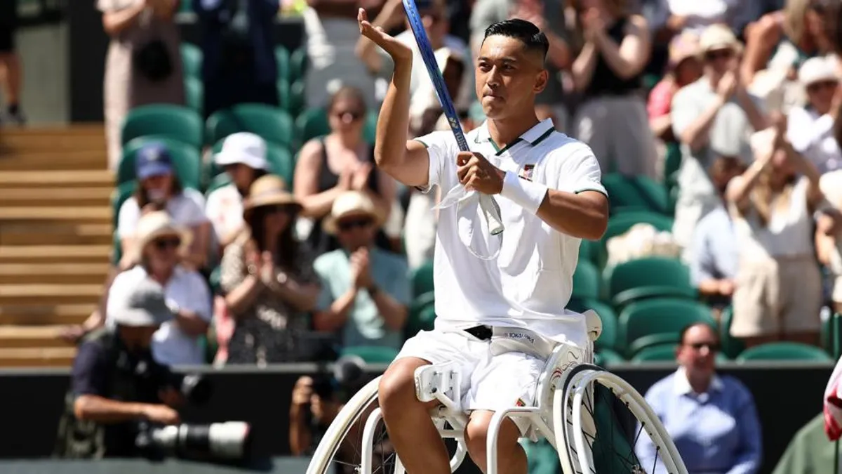 Oda Dominates Hewett to Claim Wimbledon Wheelchair Singles Title