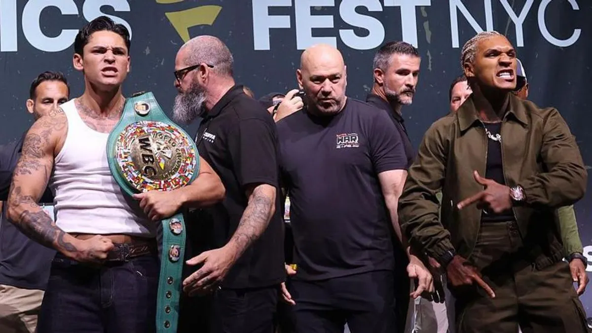 Benn and Garcia Clash at Tense New York Press Conference