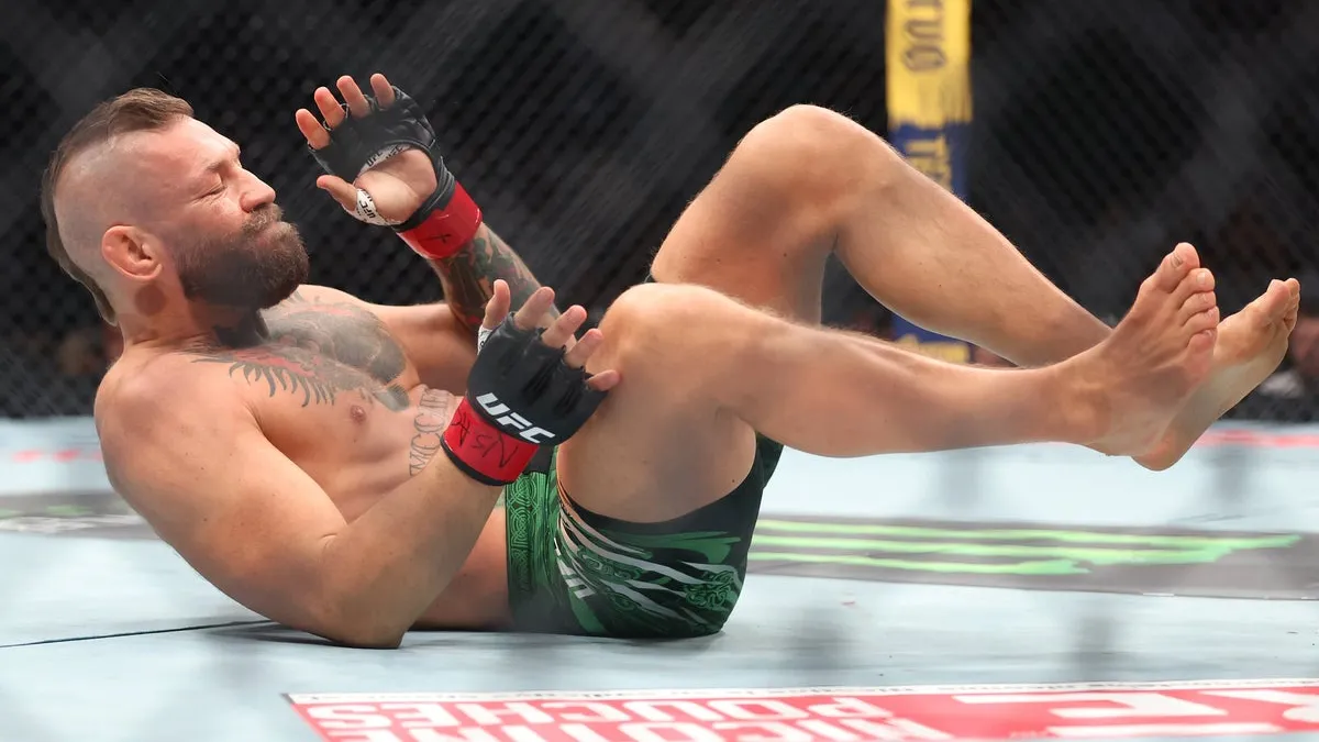Conor McGregor's UFC Return Ends Abruptly With First-Round Injury