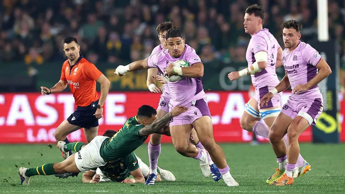 Scotland's historic win in South Africa slips away