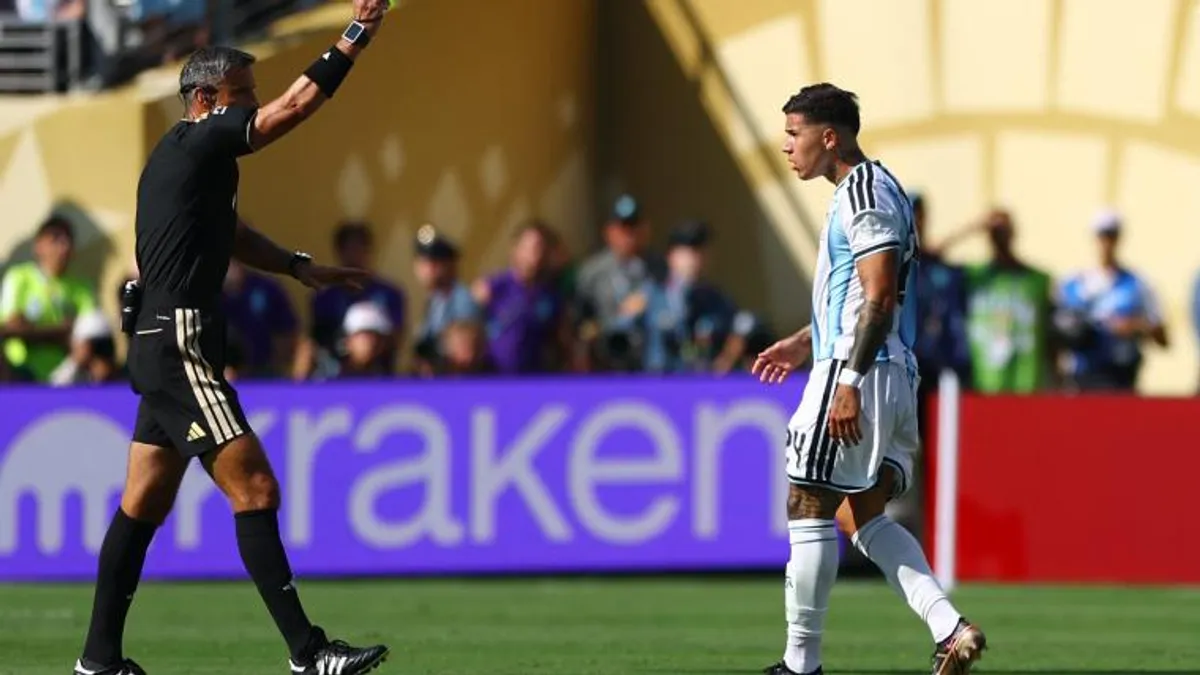 Enzo Fernandez's Dismissal Leaves Argentina Short-Handed in World Cup Final