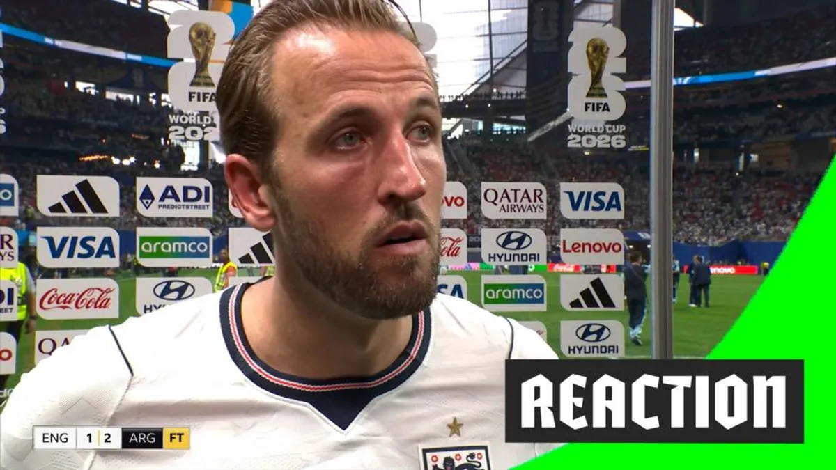 Kane 'Gutted' as England's World Cup Dream Ends Against Argentina