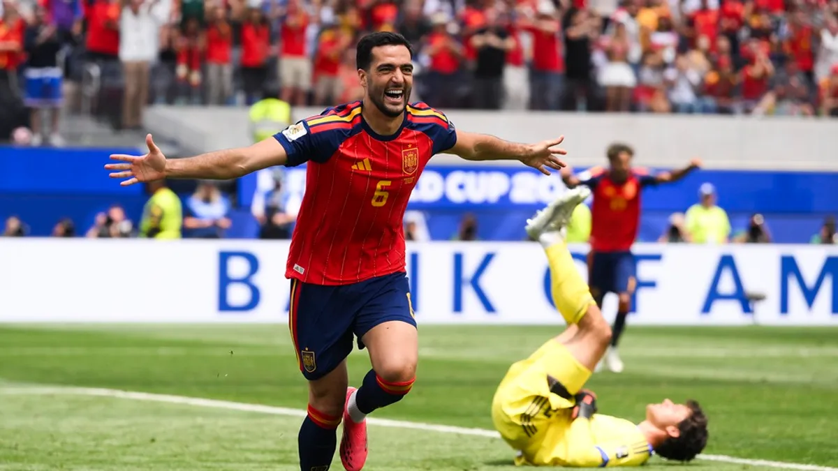 Spain's Merino and France's Saliba Set for World Cup Semi-Final Clash After Teasing Each Other