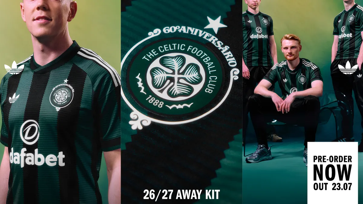 Celtic FC and adidas Unveil 2026/27 Away Kit for Pre-Order