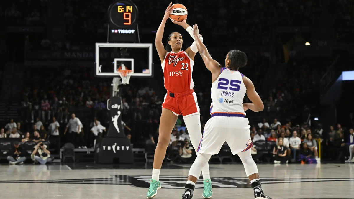 Aces Shatter Mercury in Record-Setting Blowout