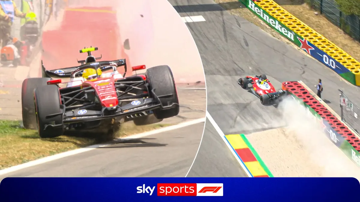Hamilton's Belgian GP Practice Cut Short by Crash
