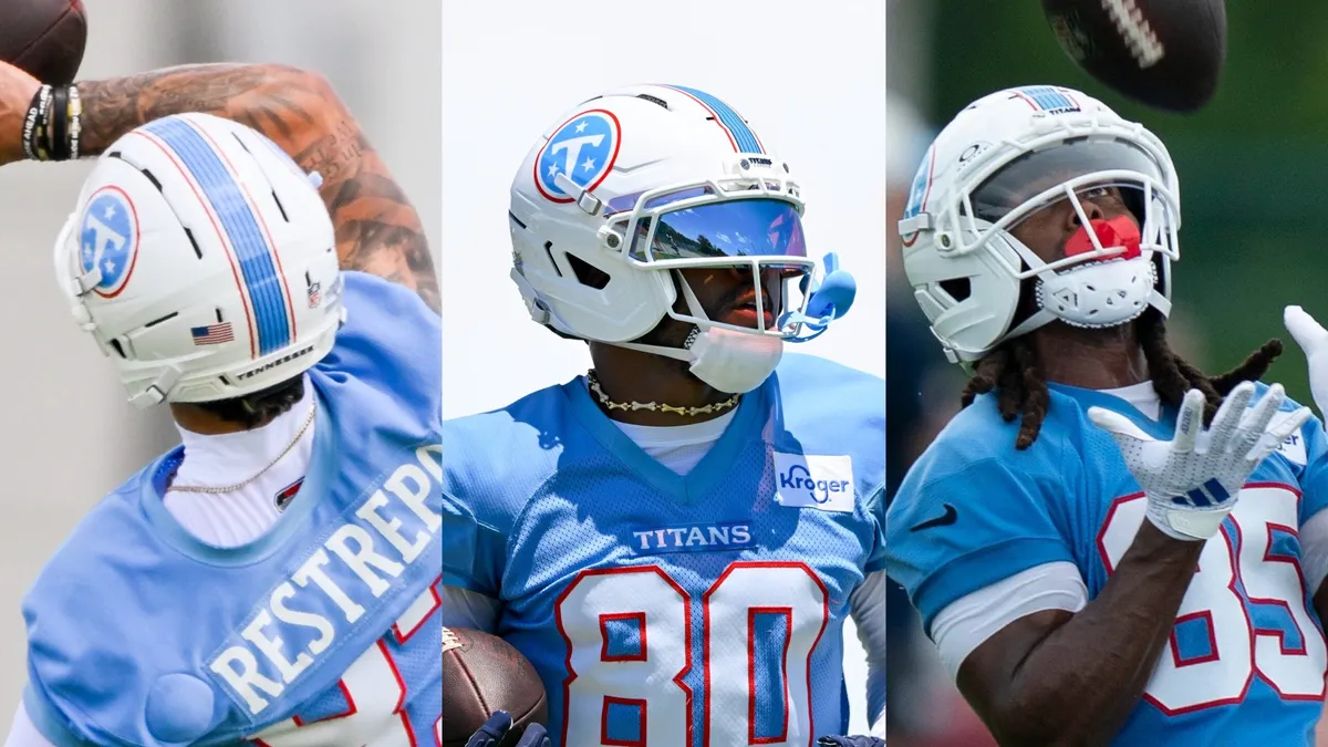 Titans Wide Receiver Battle Heats Up as Camp Standouts Face Roster Reality