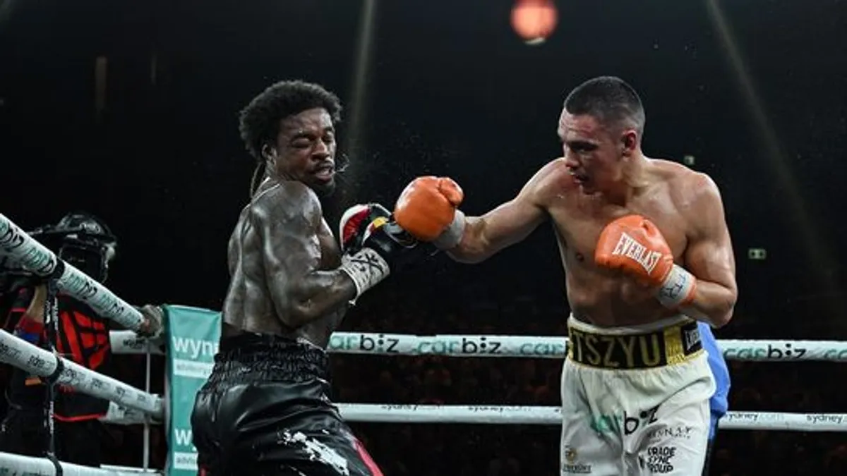 Tim Tszyu Dominates Errol Spence Jr. in Sydney Standoff